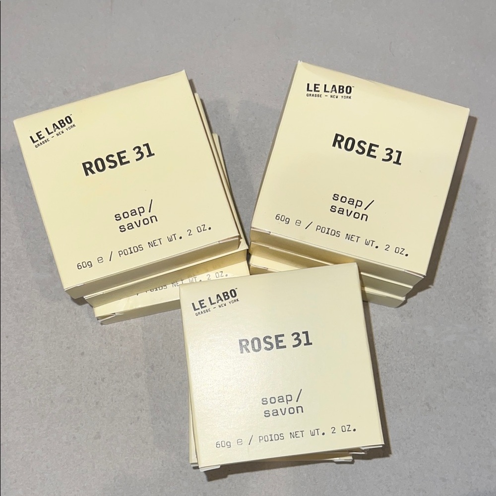 9 Le Labo Rose 31 Cream Soap 2oz 60g Lot Bundle Bulk